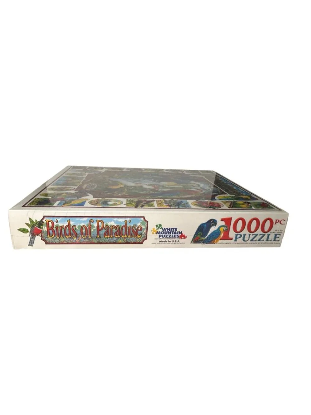 NEW Birds Of Paradise 1000 Piece Puzzle White Mountain Puzzles Tropical Bird USA
